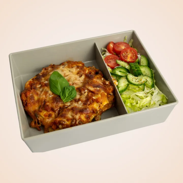 Gericht: Gemüselasagne – frisch aus der LunchLoop-Küche